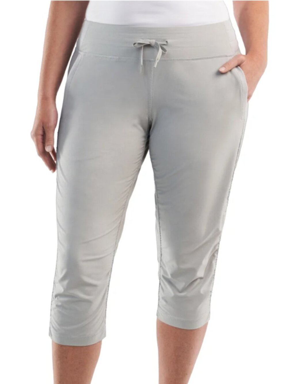 Kirkland Signature Women’s XXXL Active Capri Slate Gray NWT